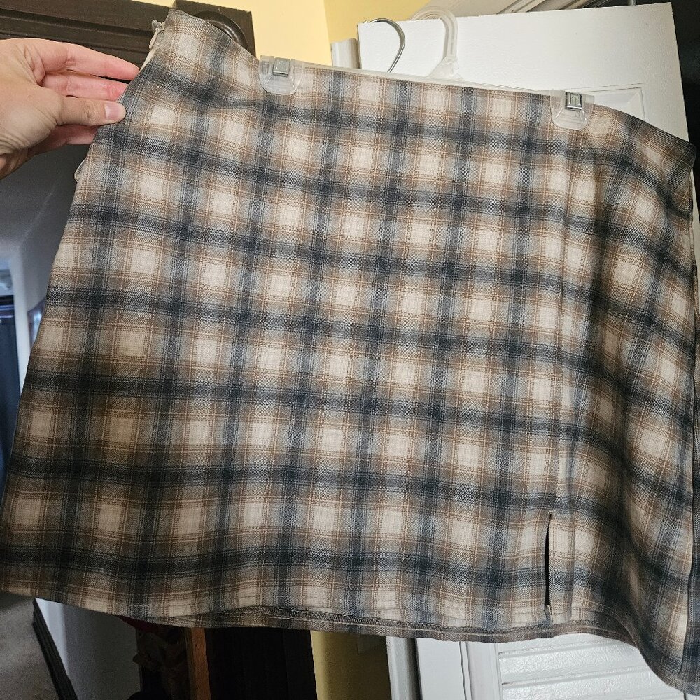 Plaid Mini Skirt
